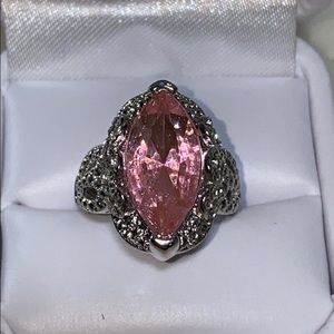 CRYSTAL COSTUME COCKTAIL RING